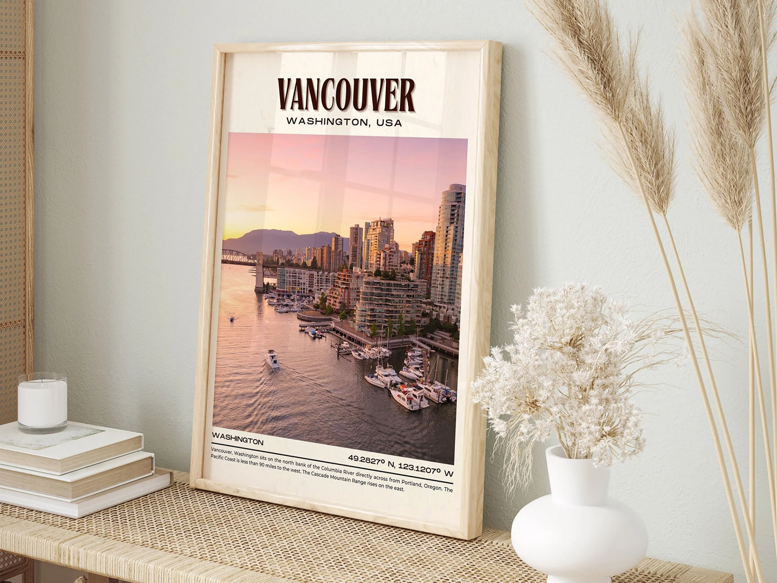 Vancouver Vintage Wall Art, Washington, USA