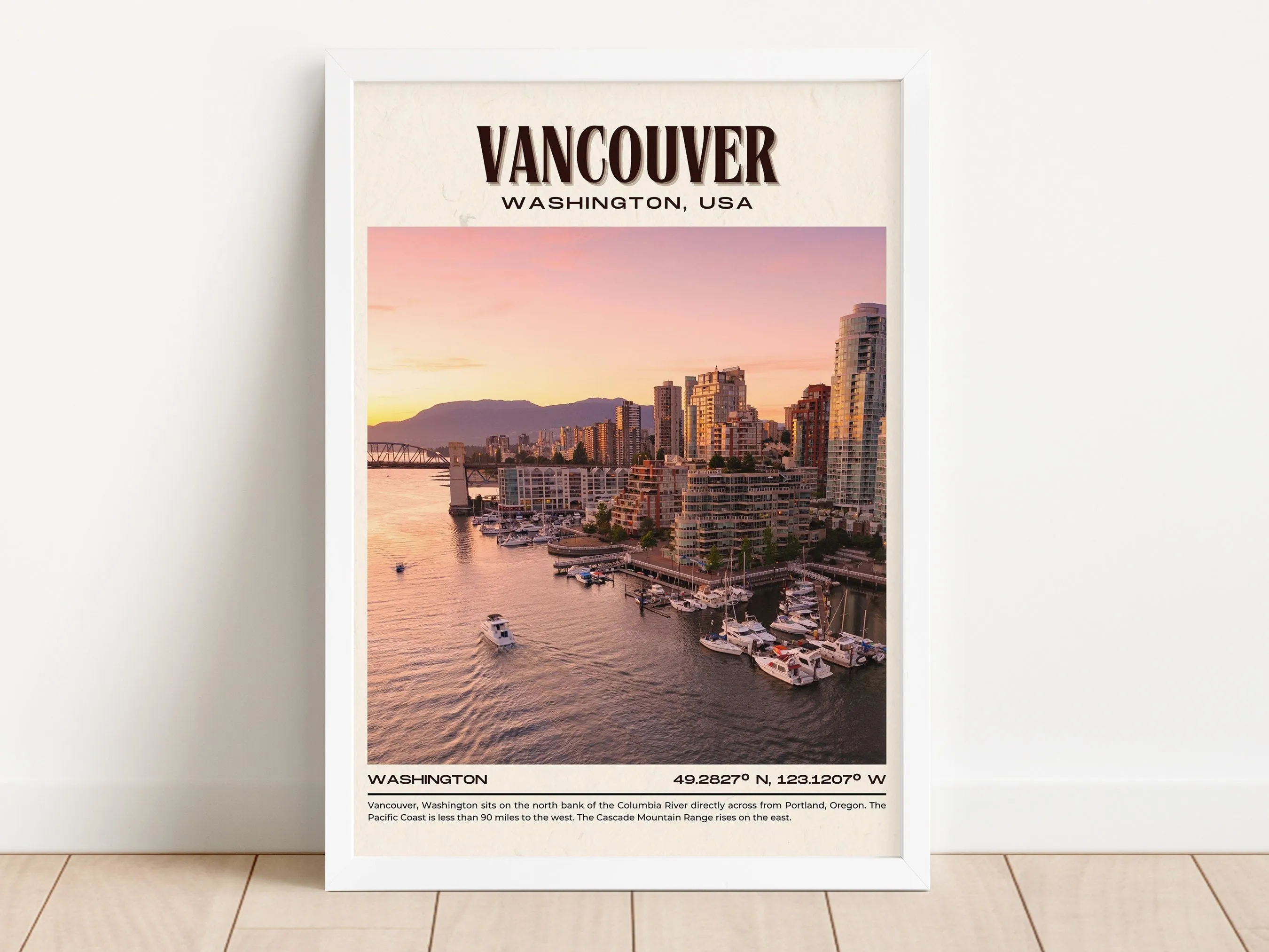 Vancouver Vintage Wall Art, Washington, USA