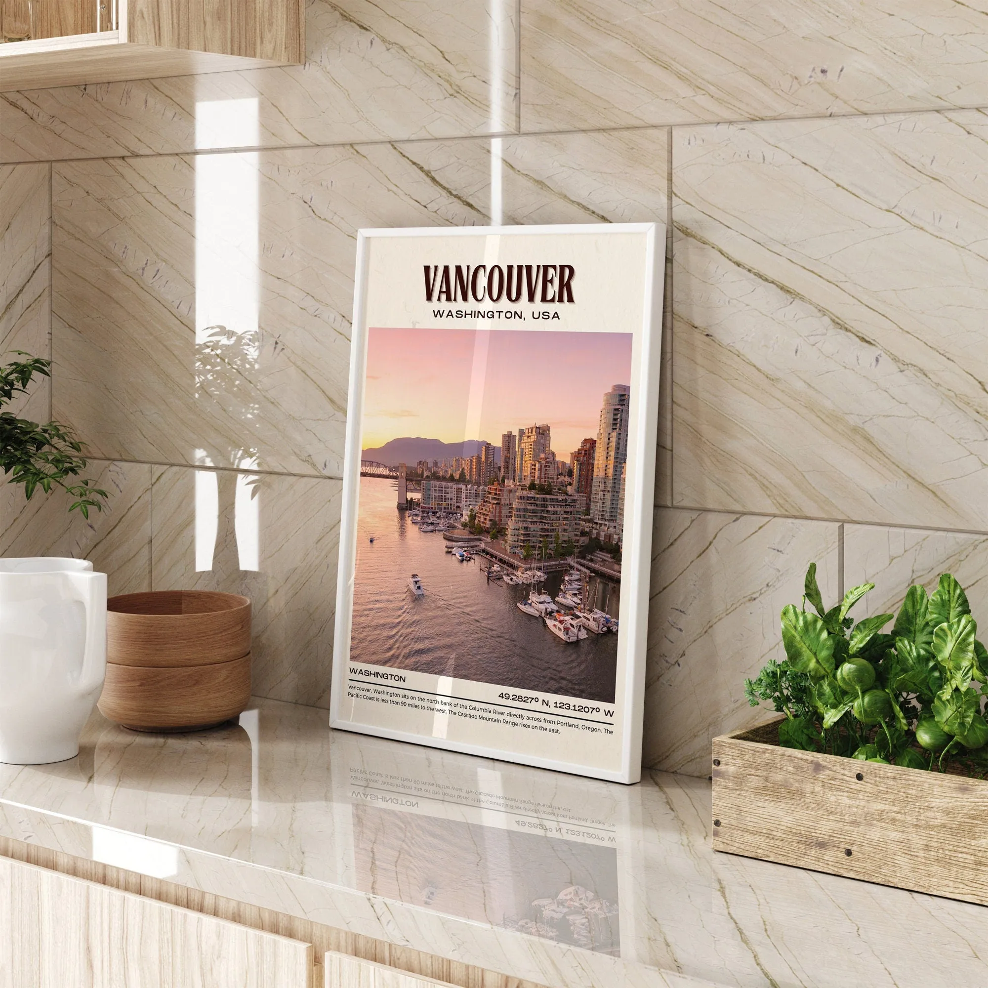Vancouver Vintage Wall Art, Washington, USA