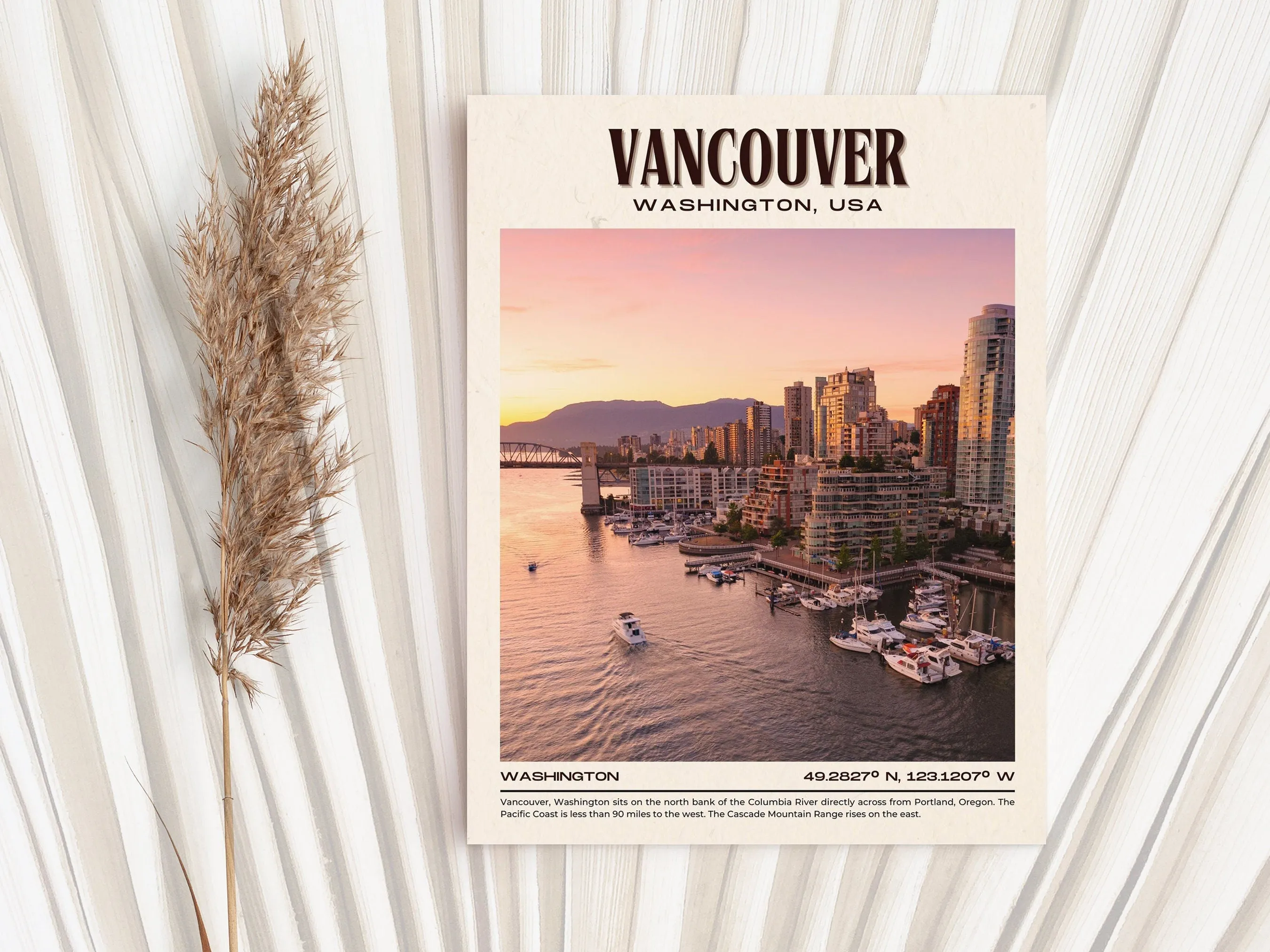 Vancouver Vintage Wall Art, Washington, USA