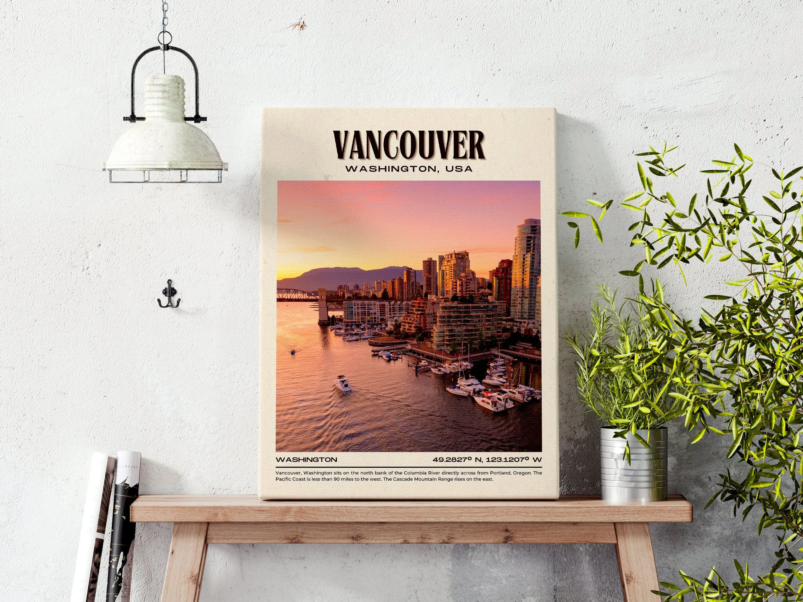 Vancouver Vintage Wall Art, Washington, USA