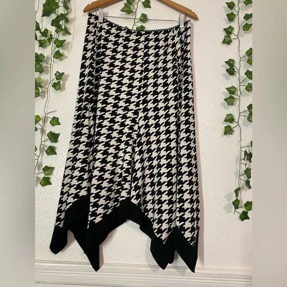 Vintage Chapter One JerseyAsymmetrical Midi Skirt Made inCanadá  SIZE L