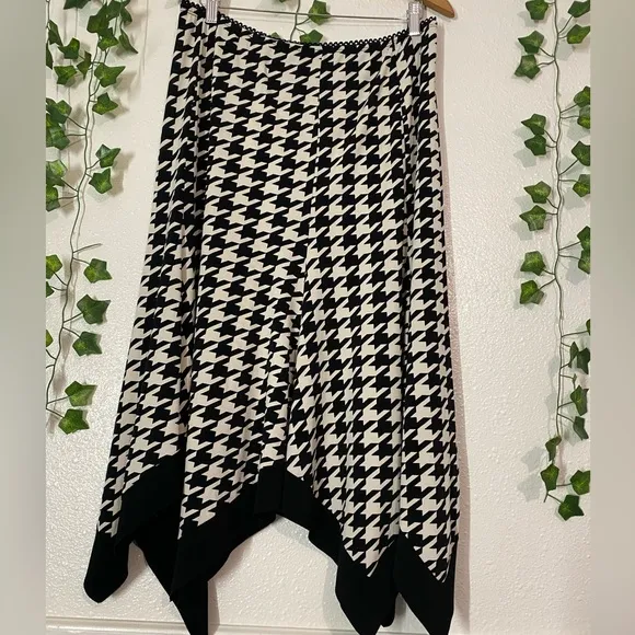 Vintage Chapter One JerseyAsymmetrical Midi Skirt Made inCanadá  SIZE L