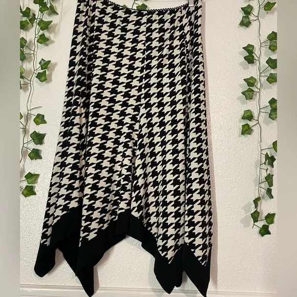 Vintage Chapter One JerseyAsymmetrical Midi Skirt Made inCanadá  SIZE L