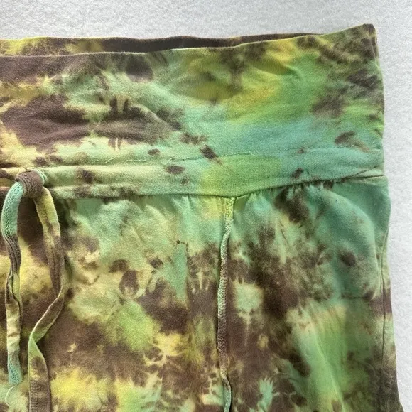 Vintage Jayli Tie Dye Skirt XL Cotton Boho Hippie Flowy Asymmetrical Festival