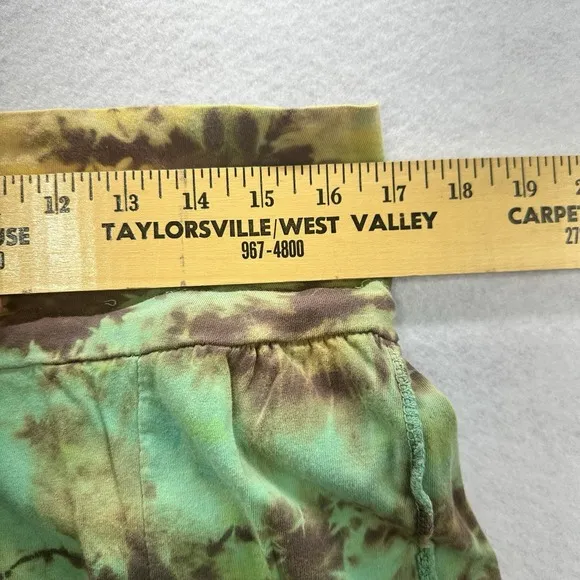 Vintage Jayli Tie Dye Skirt XL Cotton Boho Hippie Flowy Asymmetrical Festival