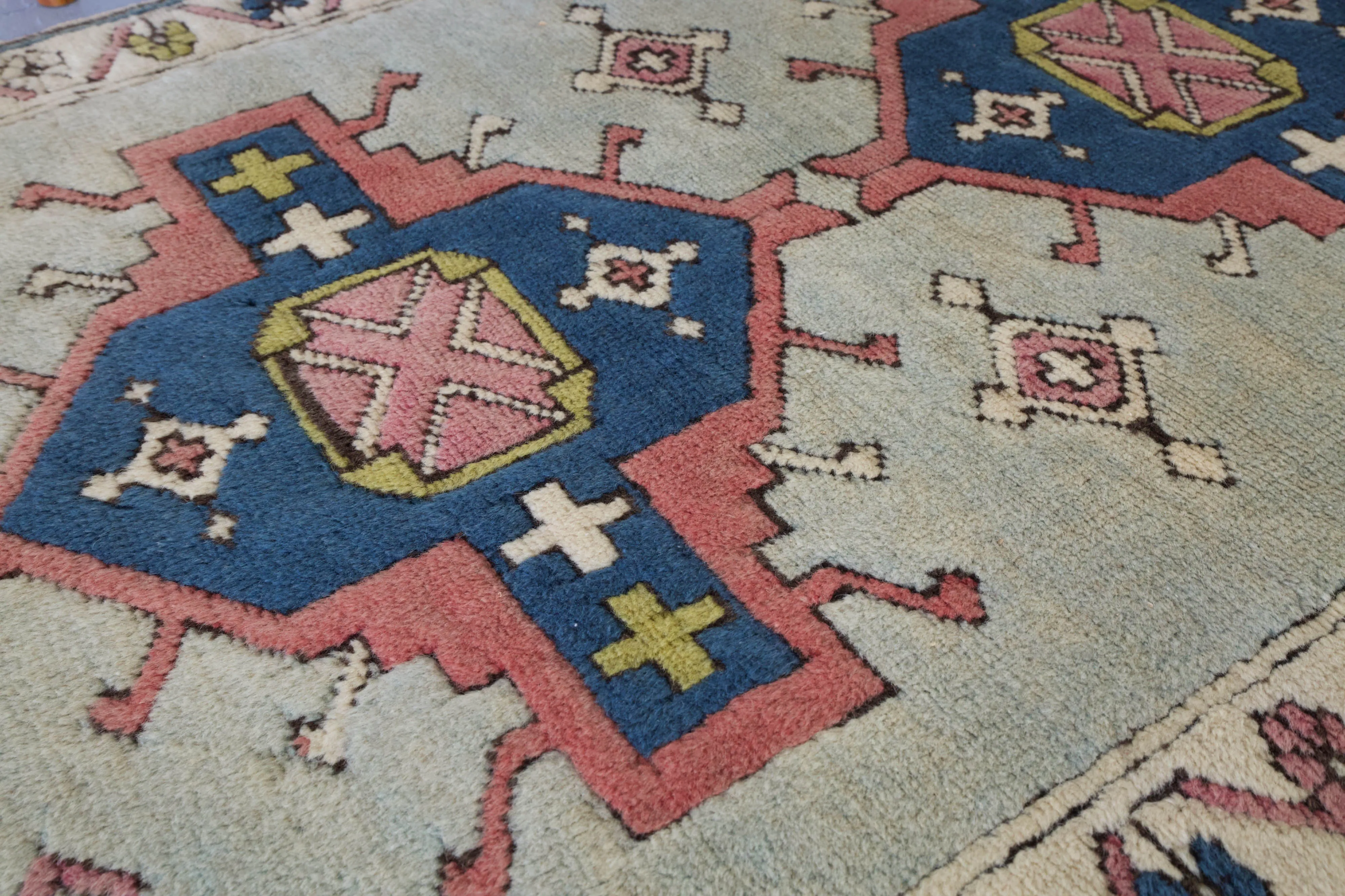 Vintage Mini Turkish Rug 3'6"x4'10"