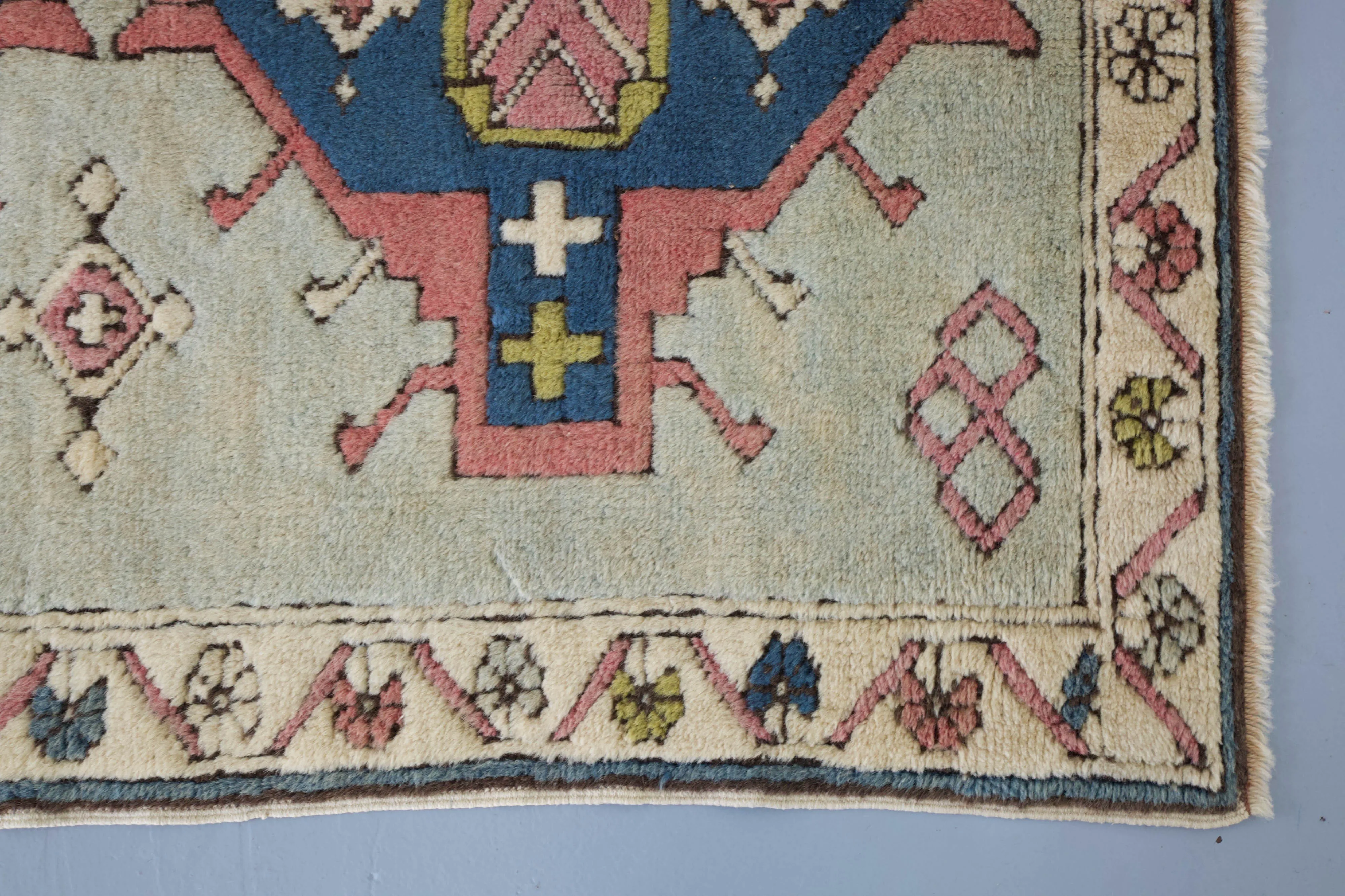 Vintage Mini Turkish Rug 3'6"x4'10"