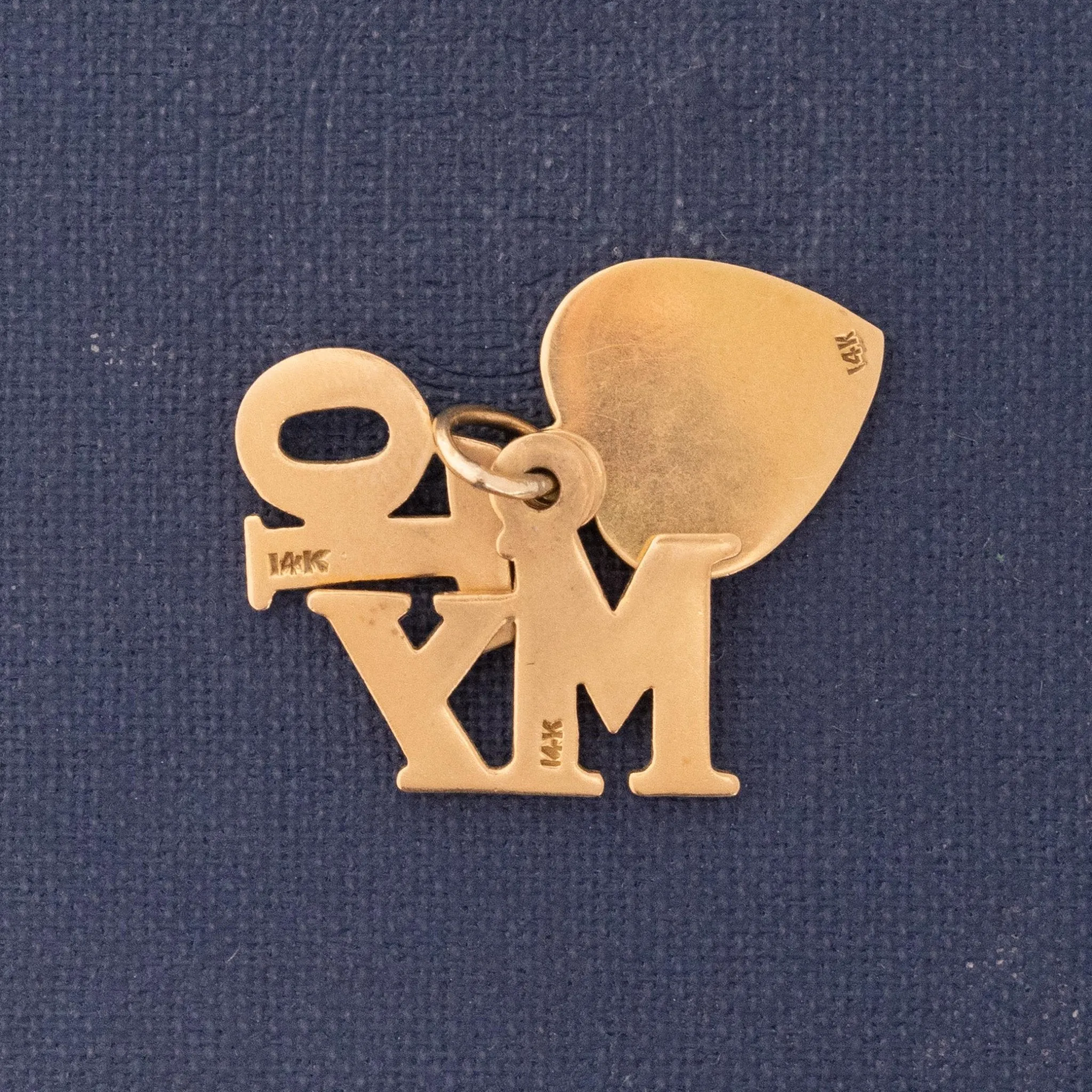 Vintage To My Sweetheart Enamel Charm