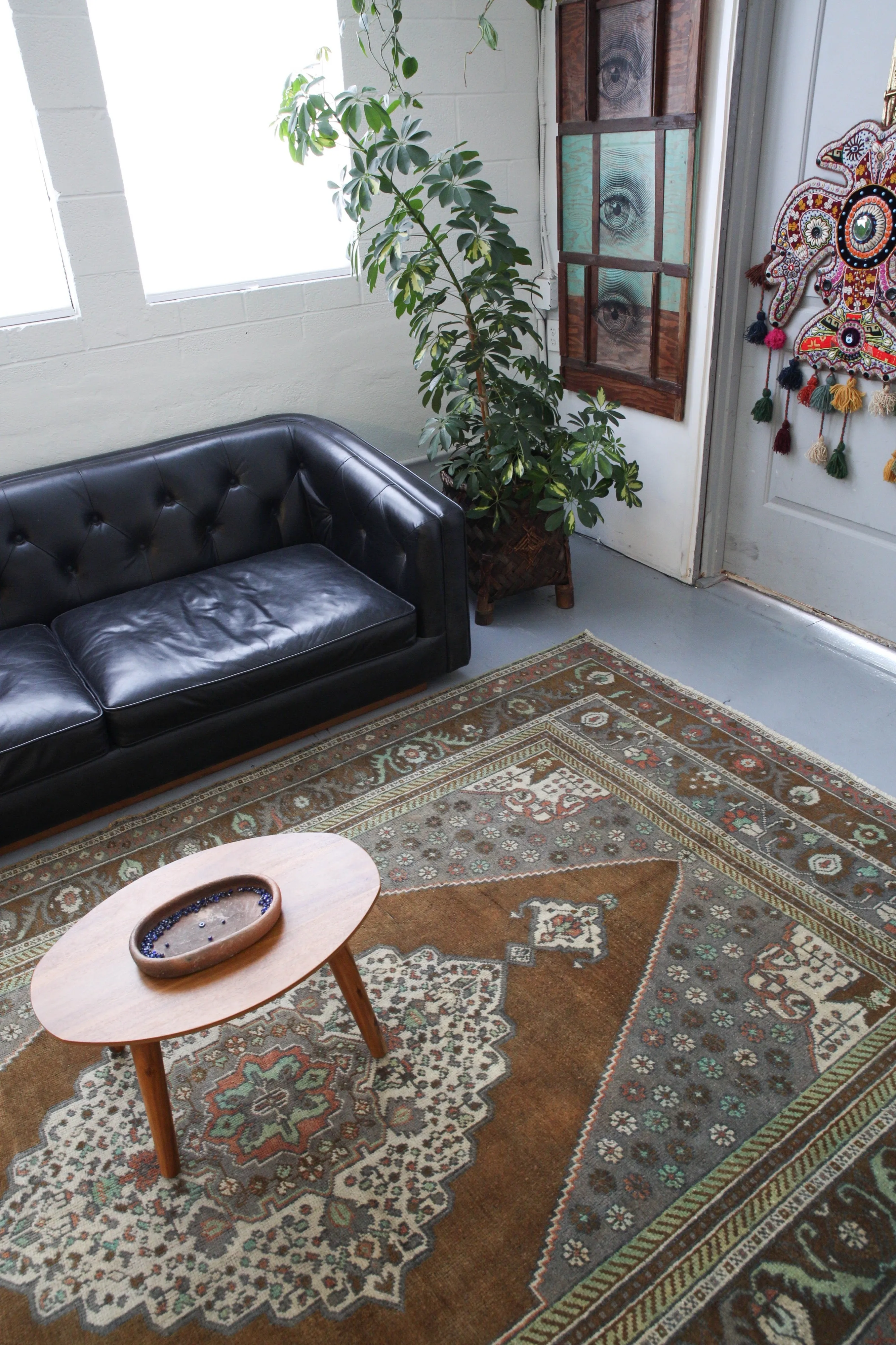 Vintage Turkish Taspinar Rug 6'x9'10"