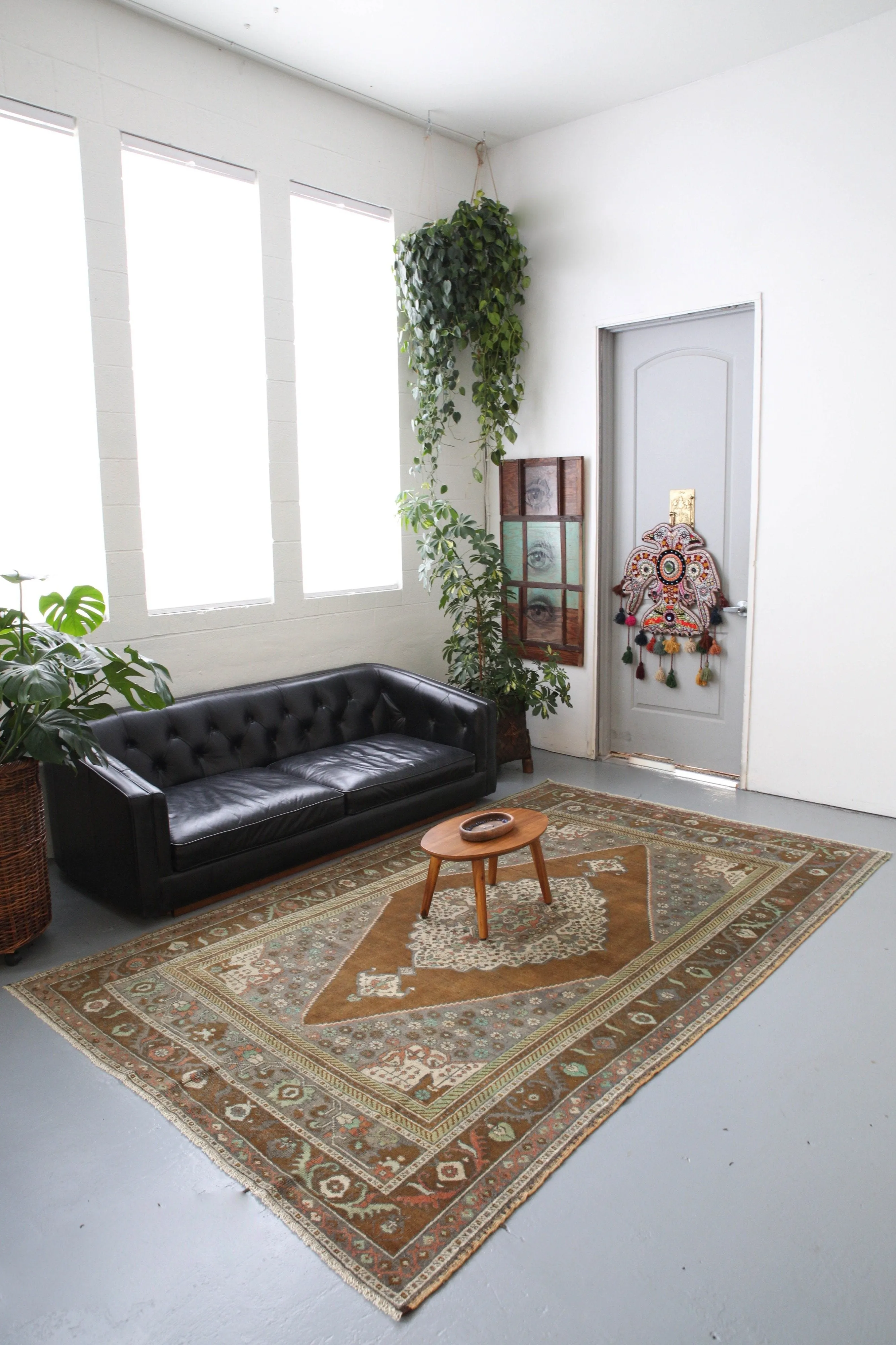 Vintage Turkish Taspinar Rug 6'x9'10"