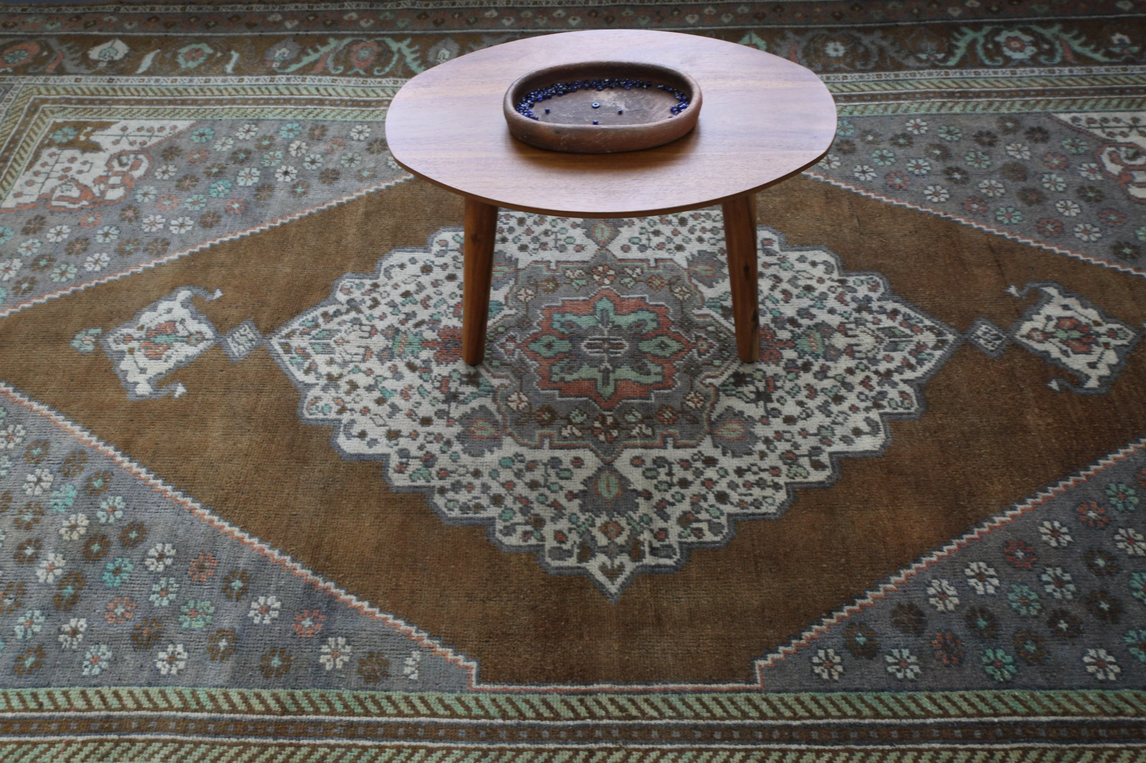 Vintage Turkish Taspinar Rug 6'x9'10"