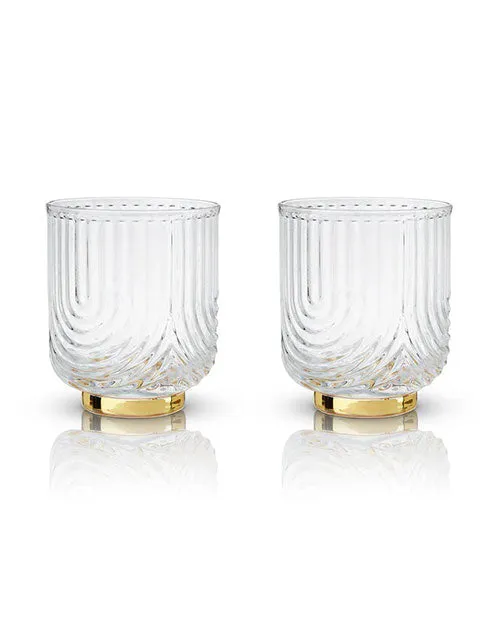VISKI | Gatsby Tumbler Glasses | Set of 2