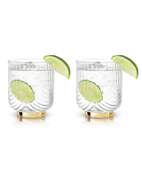 VISKI | Gatsby Tumbler Glasses | Set of 2