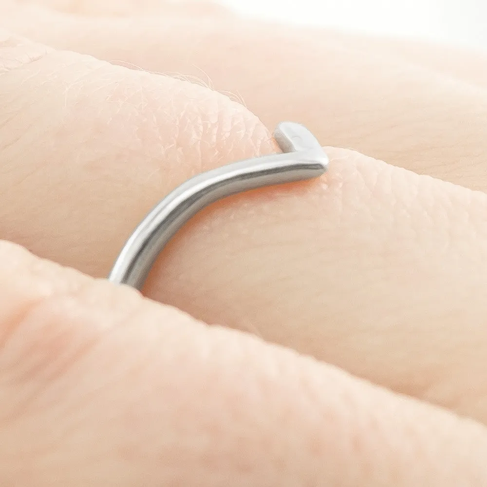 Vivian Wedding Band, Platinum