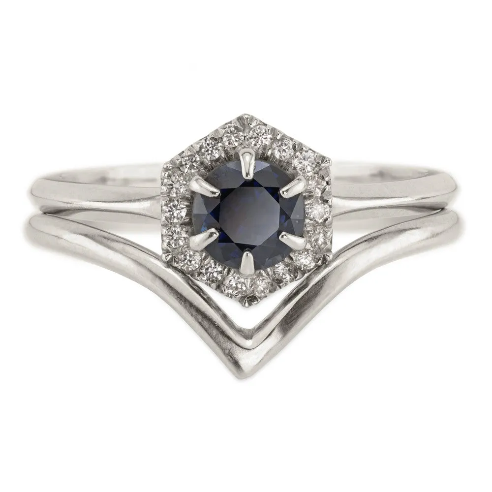 Vivian Wedding Band, Platinum