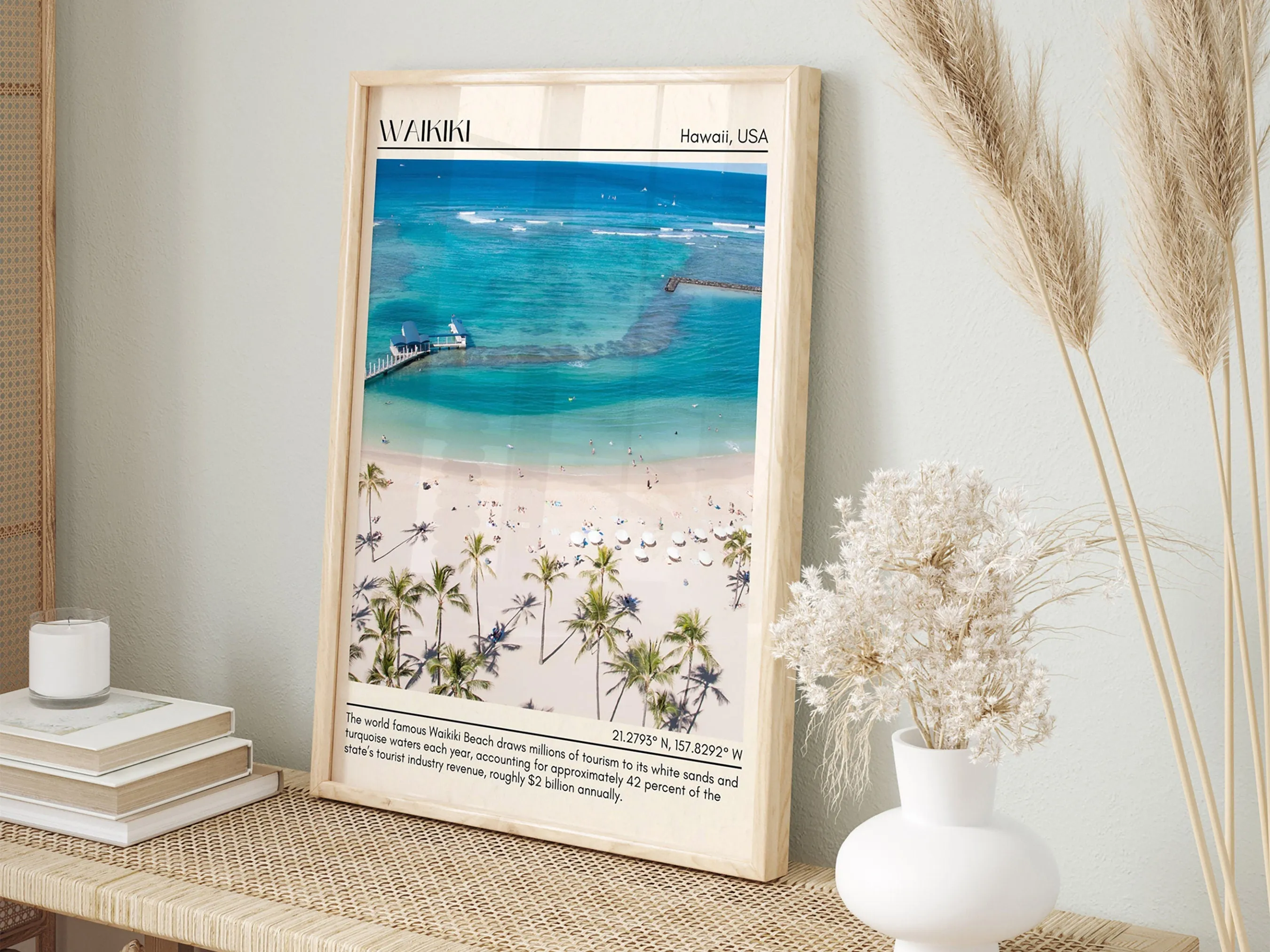 Waikiki Wall Art, Hawaii, USA