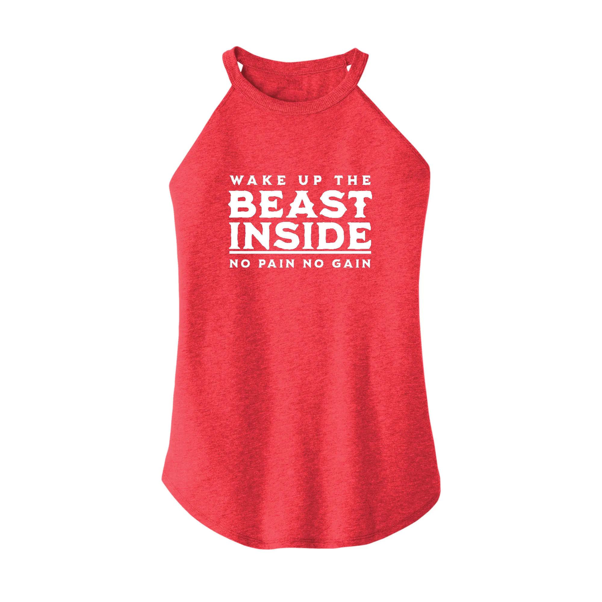Wake up beauty Rocker Tank Top