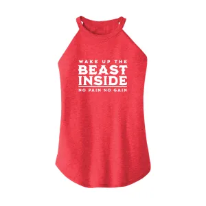 Wake up beauty Rocker Tank Top