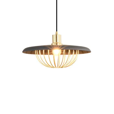 Walnut Wood Color Kasa Pendant Lamp