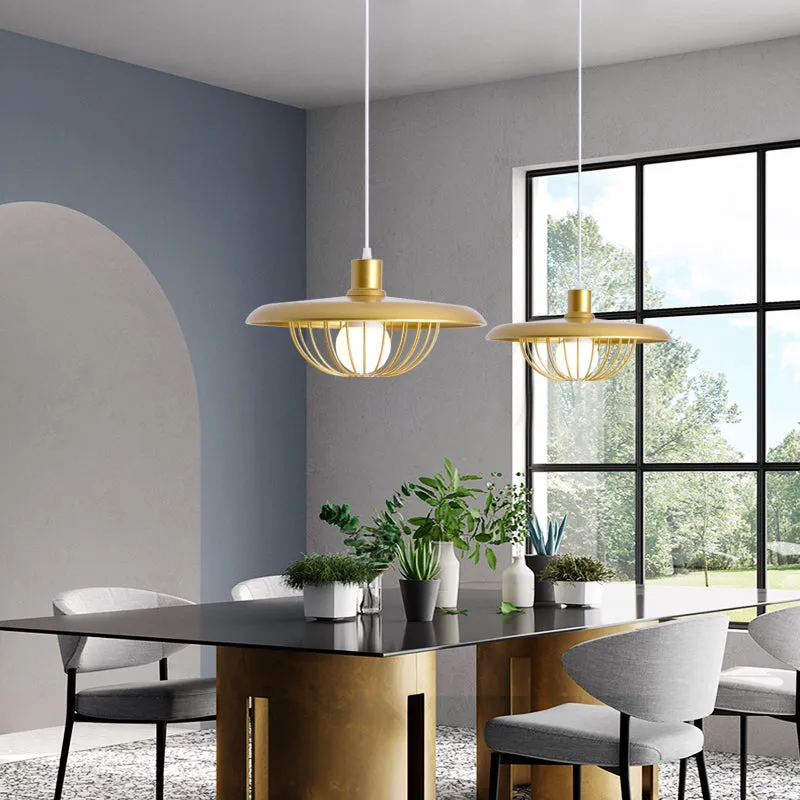 Walnut Wood Color Kasa Pendant Lamp