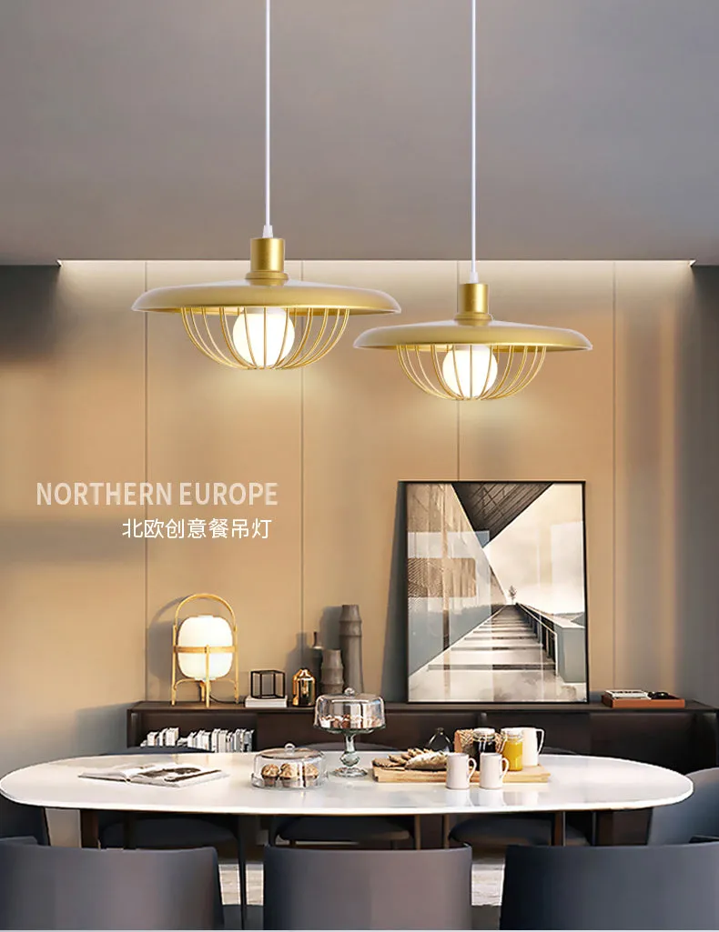 Walnut Wood Color Kasa Pendant Lamp