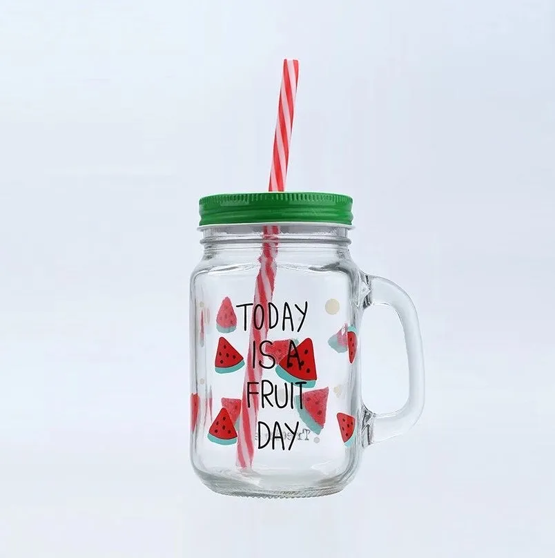 Watermelon Mason Jar
