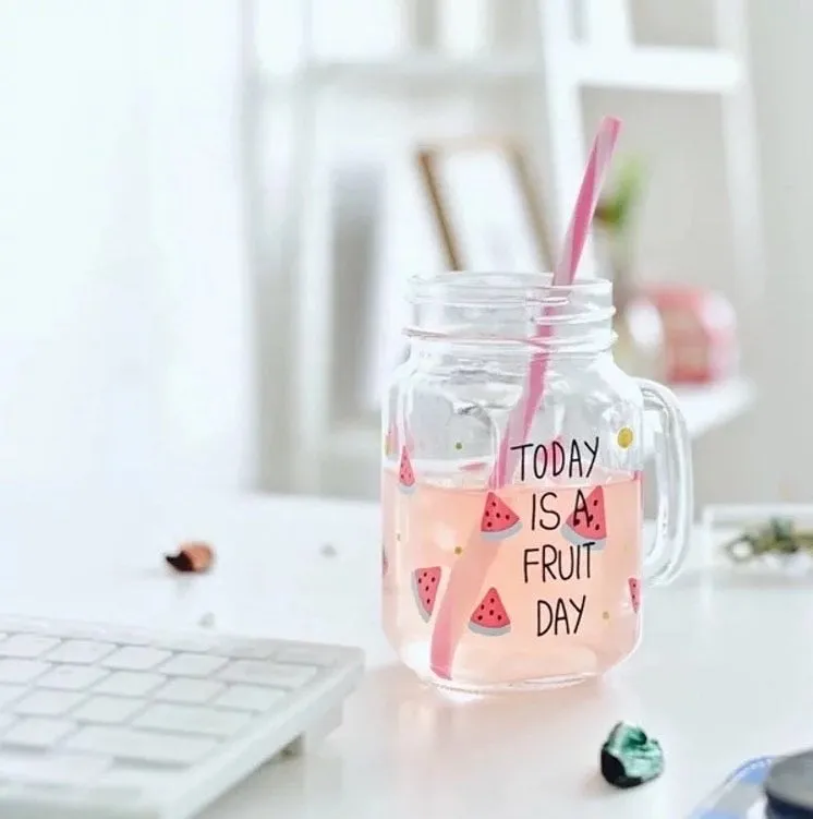 Watermelon Mason Jar