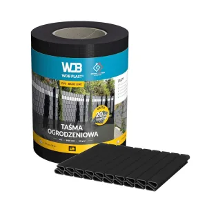 WDB Plast Sichtschutzband PVC Basic Line 190mm