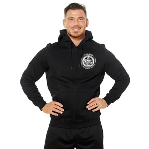 We Don't Give A Fuck Zip Hoodie - Black