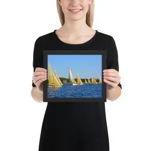 WH-15s Racing, "Cat on the Course", Framed poster