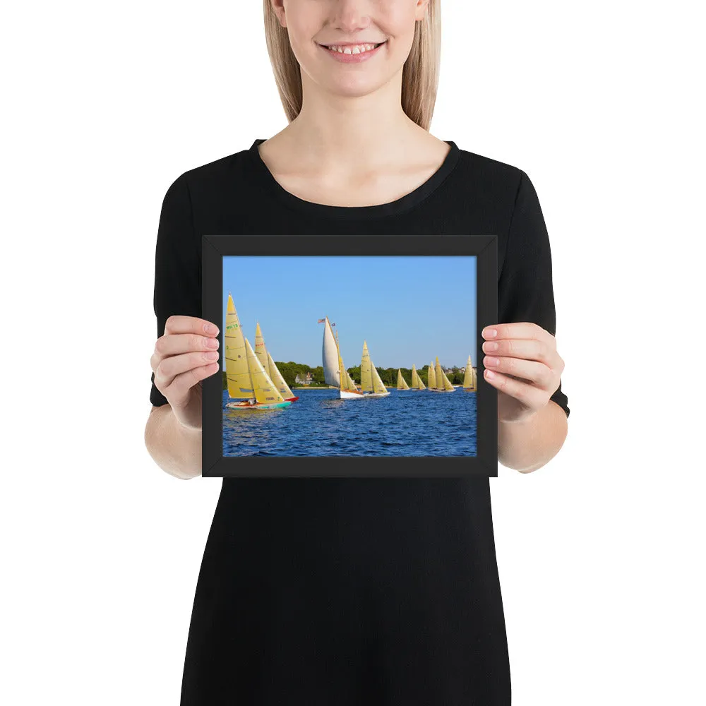 WH-15s Racing, "Cat on the Course", Framed poster