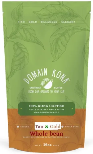 Whole Bean - Tan & Gold Roast - 16 oz.