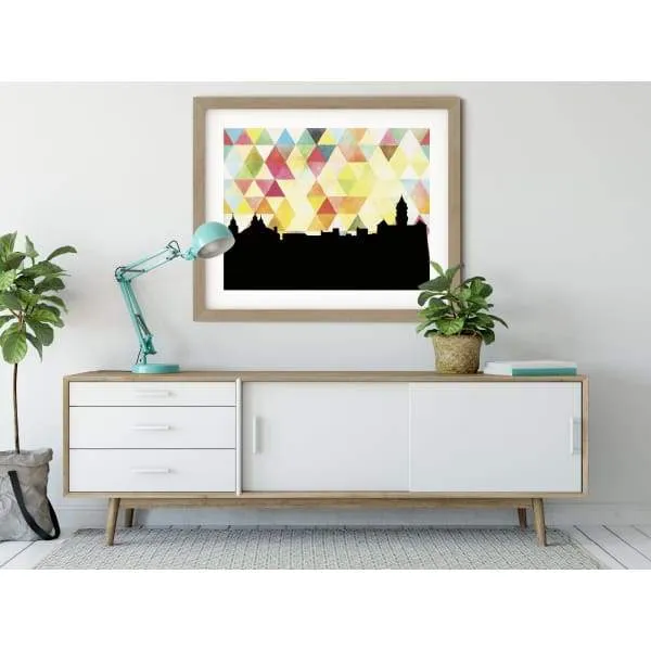 Wilmington, North Carolina geometric skyline