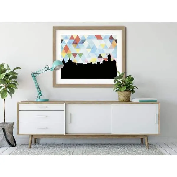 Wilmington, North Carolina geometric skyline