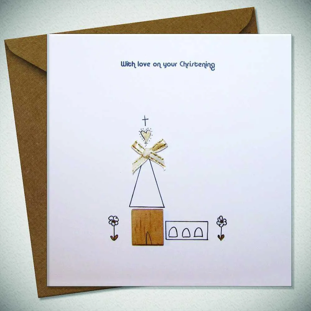 With Love on Your Christening Day Card