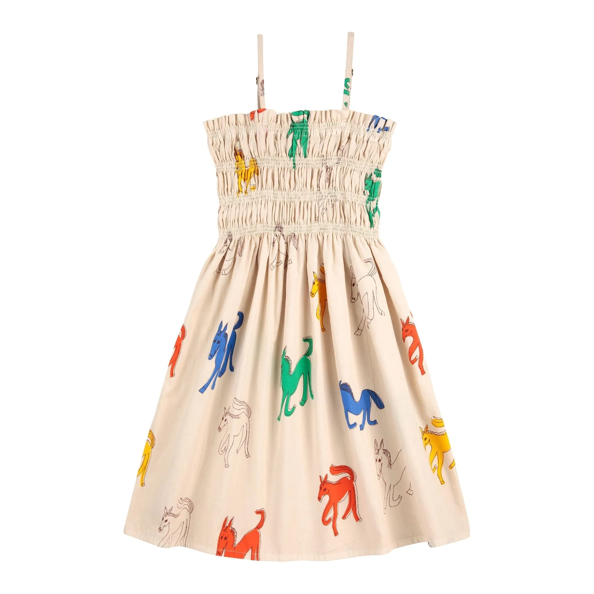 Wonder Horses All Over Sleevless Strap Dress