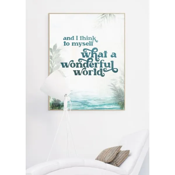 Wonderful World gallery wall set