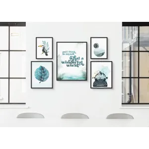Wonderful World gallery wall set