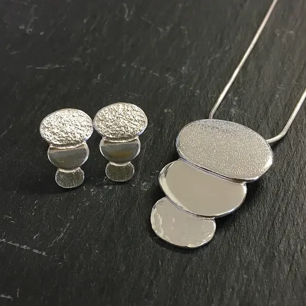 Yala Jewellery Beachstones Stud Earrings
