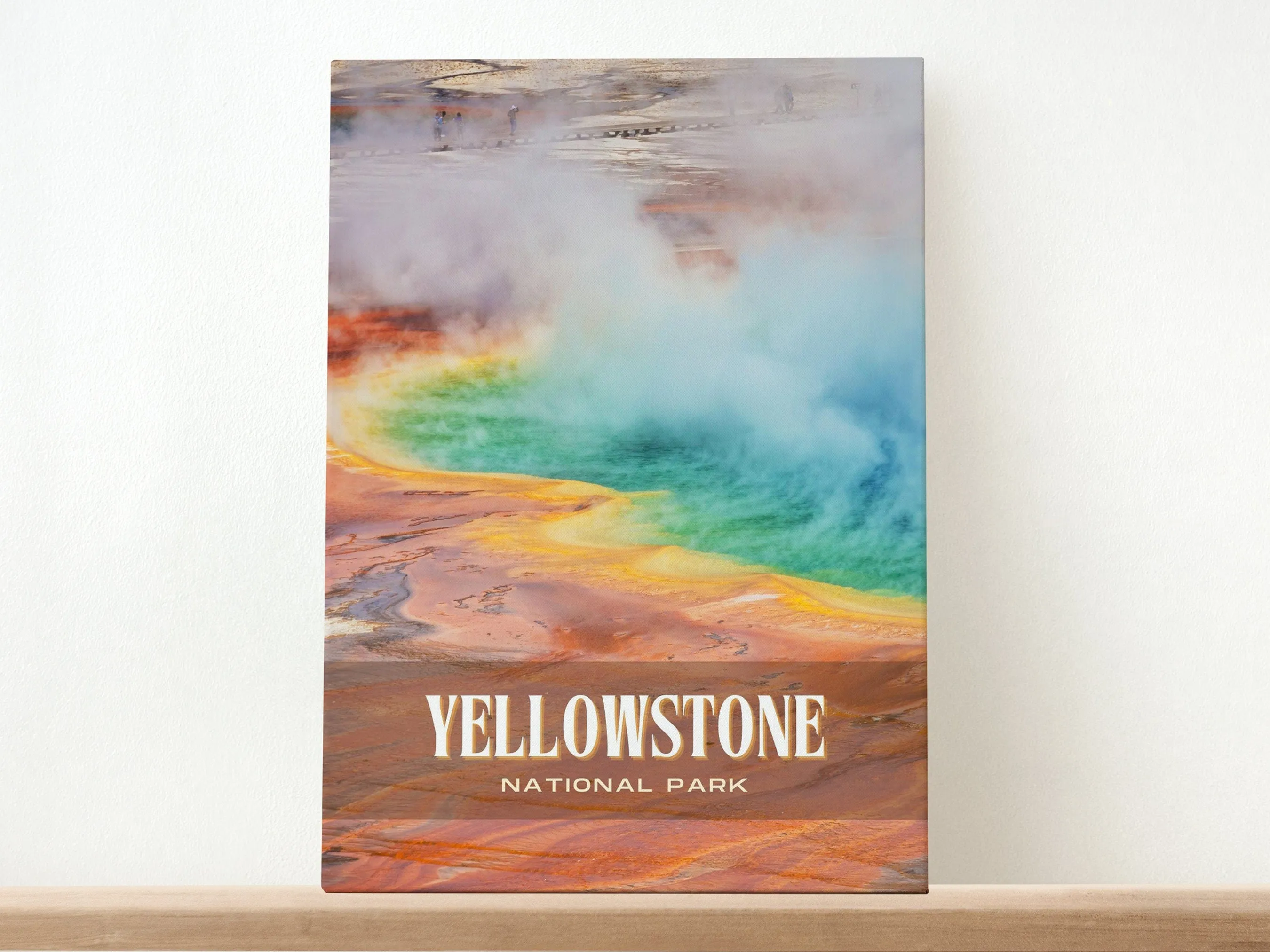 Yellowstone National Park Retro Wall Art