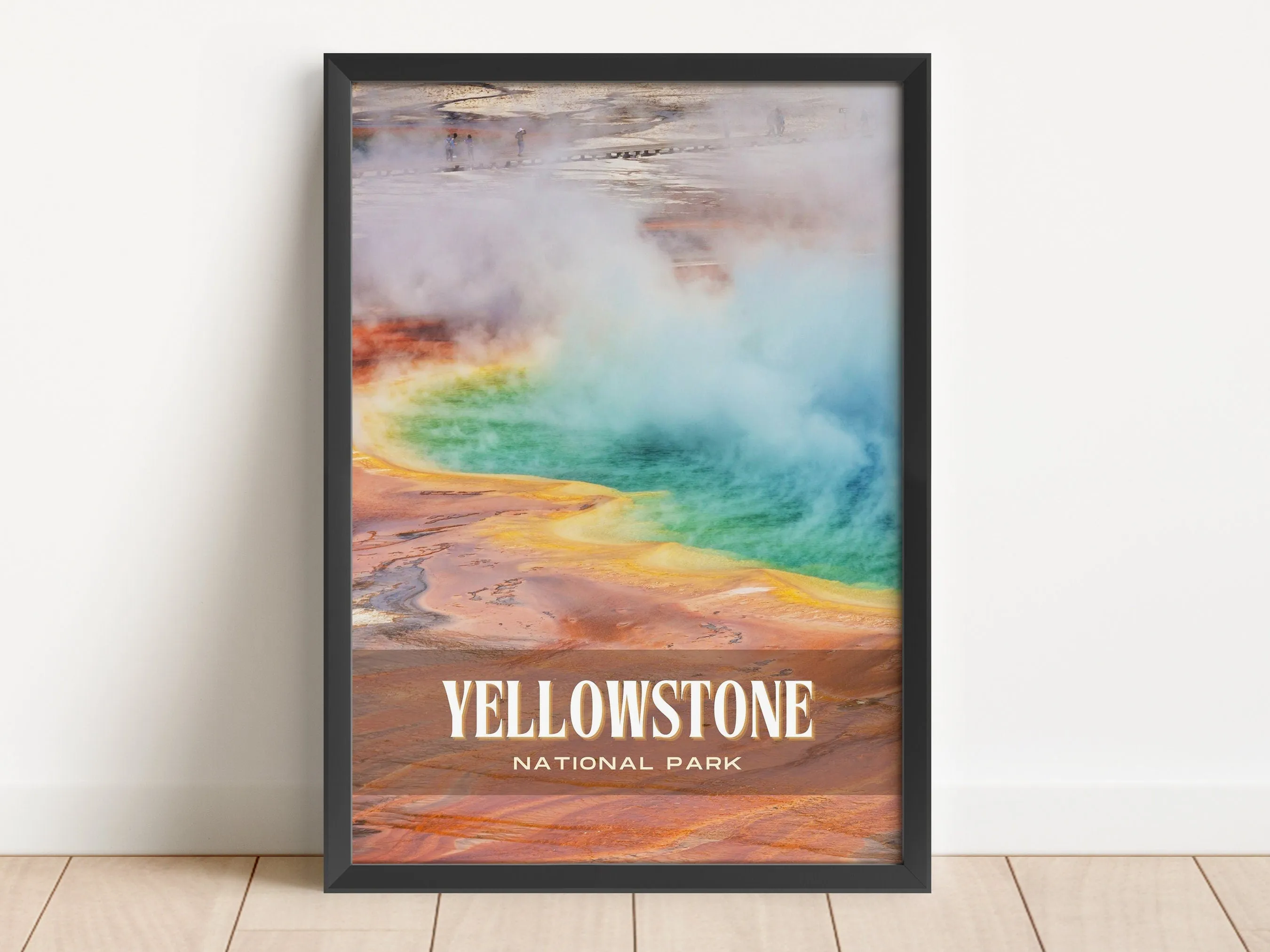 Yellowstone National Park Retro Wall Art