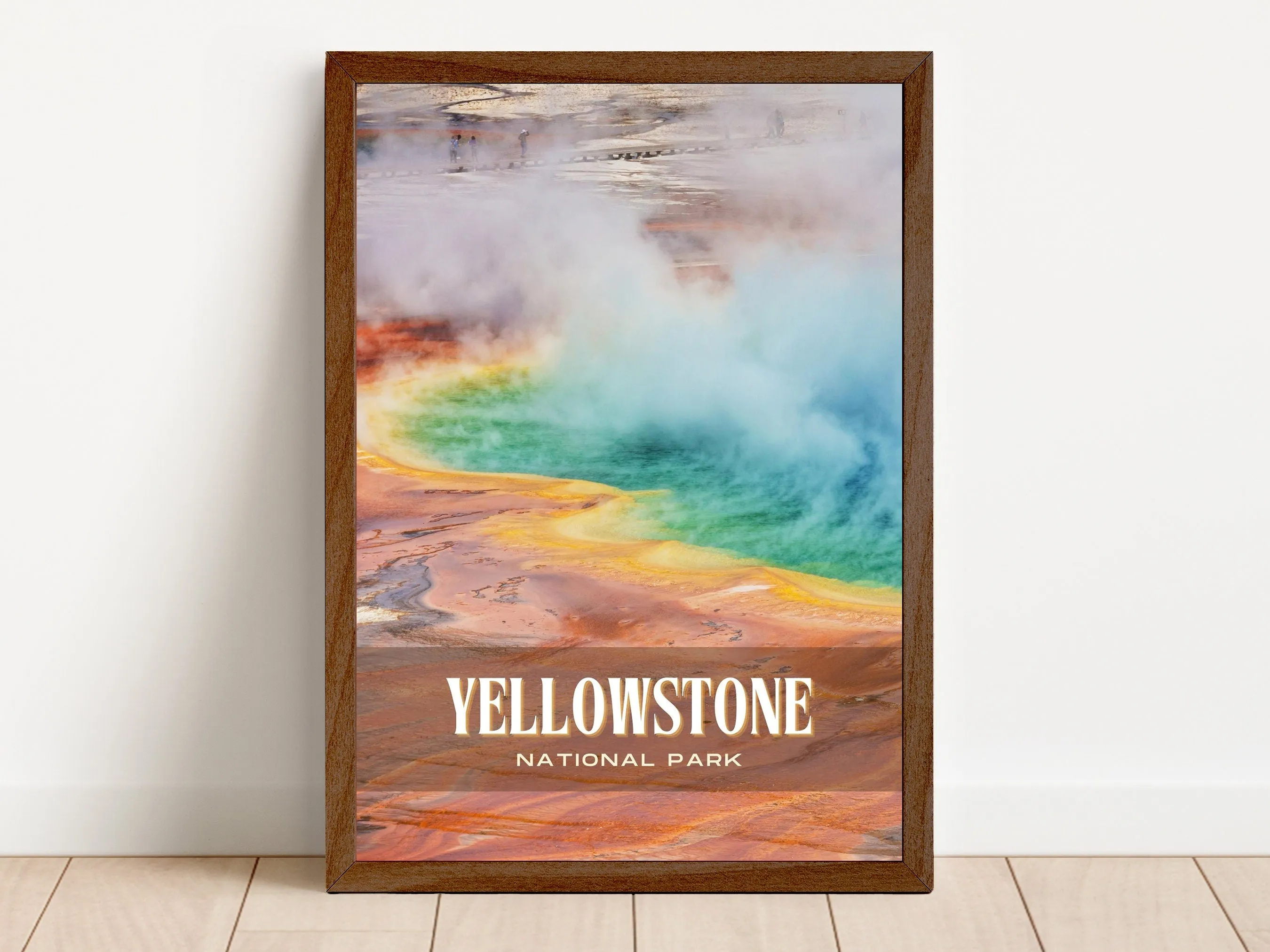 Yellowstone National Park Retro Wall Art