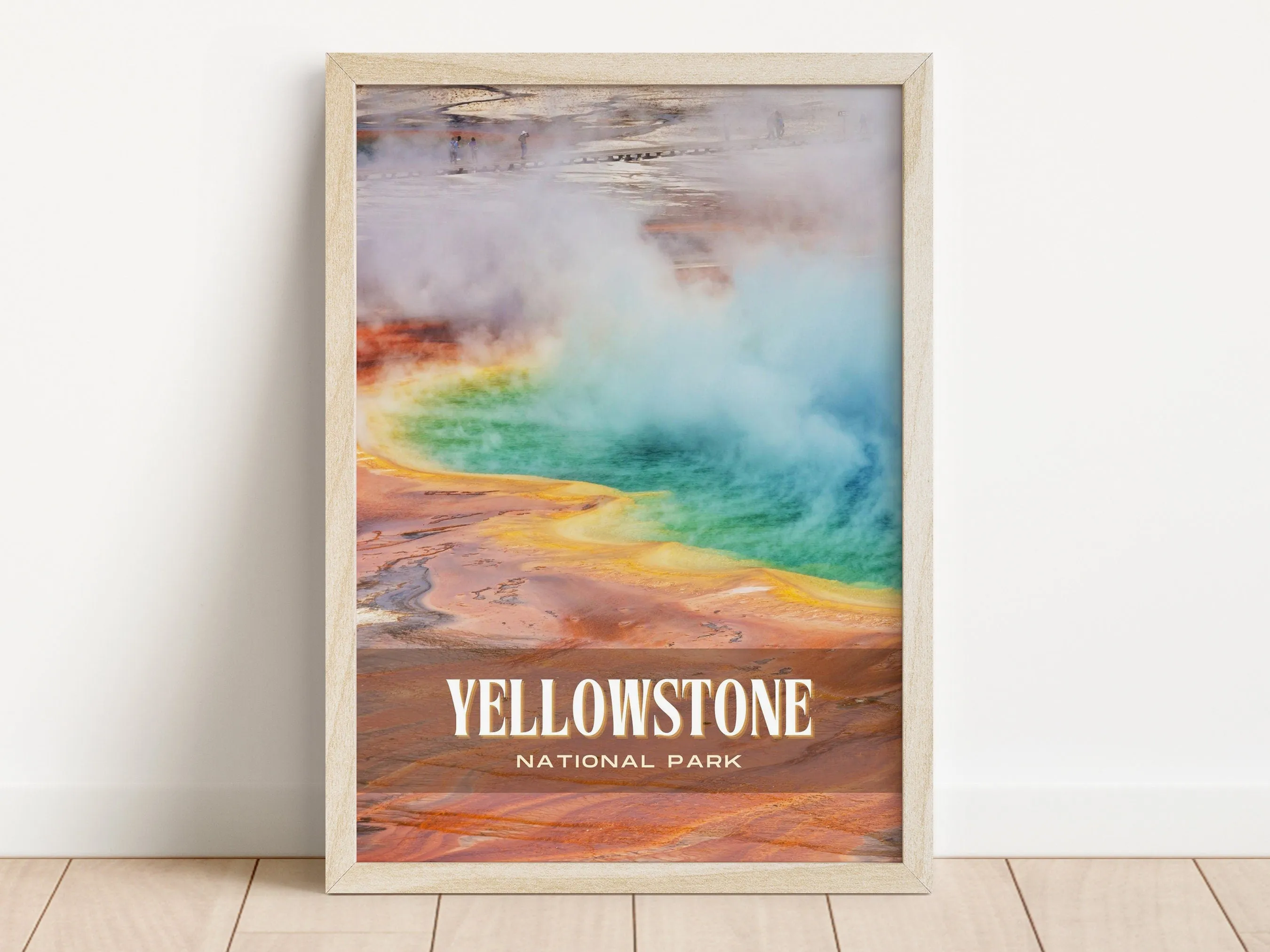Yellowstone National Park Retro Wall Art