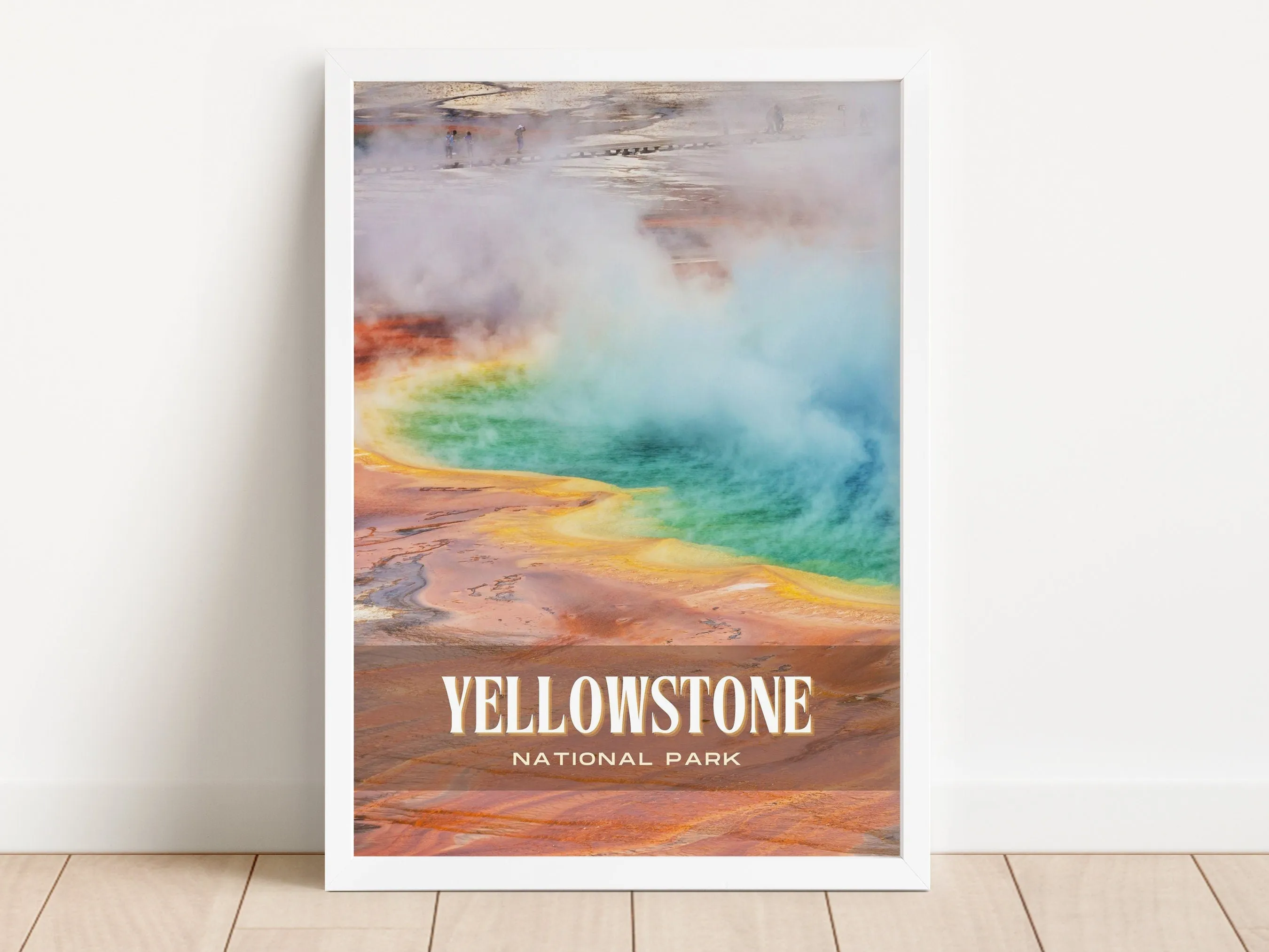 Yellowstone National Park Retro Wall Art