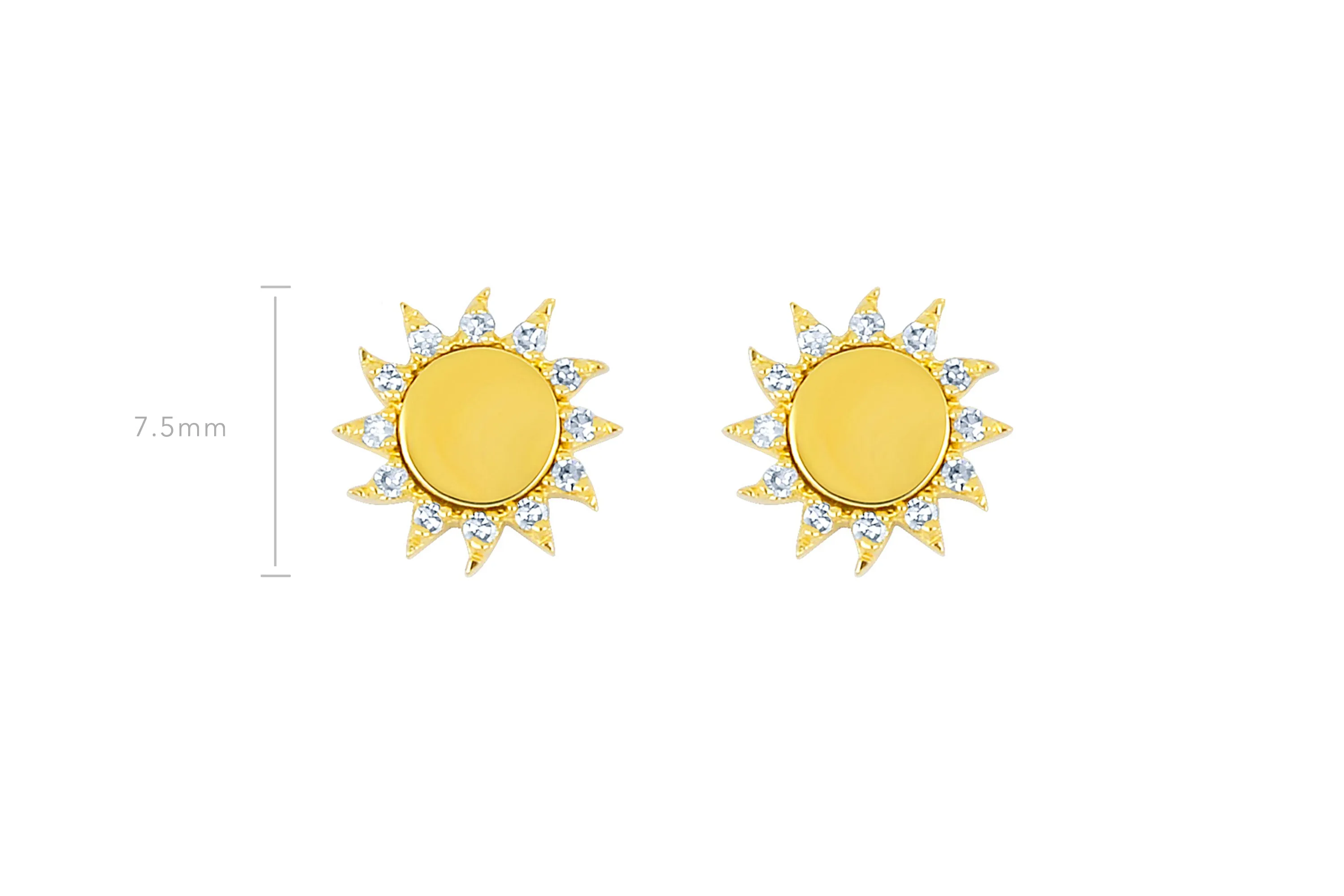You Are My Sunshine Diamond Stud Earring