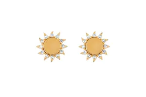 You Are My Sunshine Diamond Stud Earring
