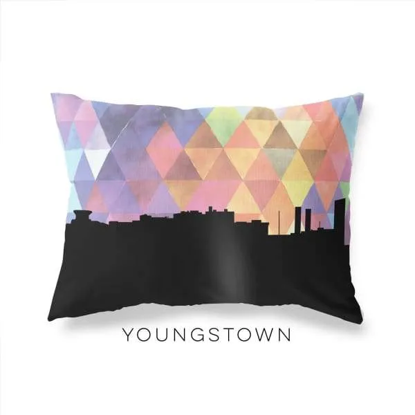 Youngstown, Ohio geometric skyline