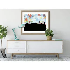 Youngstown, Ohio geometric skyline