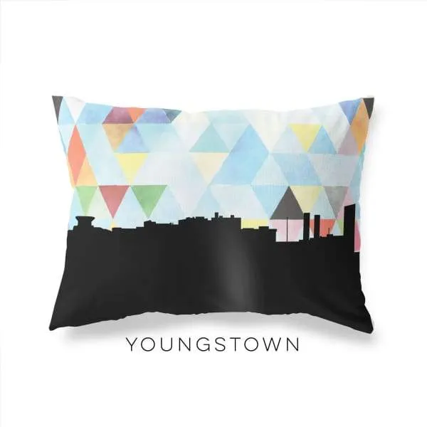 Youngstown, Ohio geometric skyline